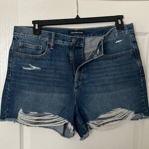Denim shorts